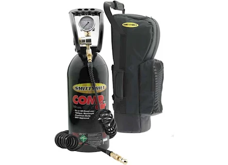 Smittybilt COMPACT AIR CO2 AIR SYSTEM; BLACK; W/REGULATOR AND FITTINGS