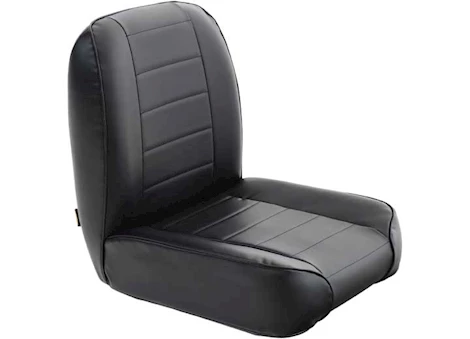 Smittybilt 55-76 cj seat - front - low back bucket - vinyl black Main Image