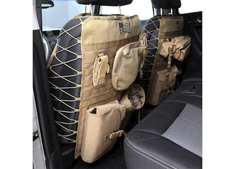 Smittybilt Gear universal truck seat cover; sold as pair; coyote tan Main Image