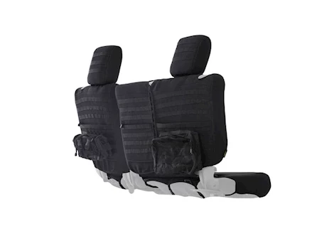 Smittybilt 18-c wrangler jl 2dr rear neoprene seat cover; black Main Image