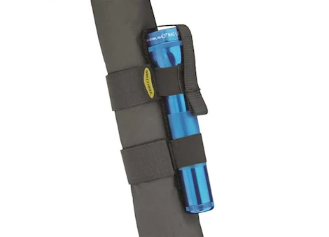 Smittybilt Roll bar mount - mag light holder - black Main Image