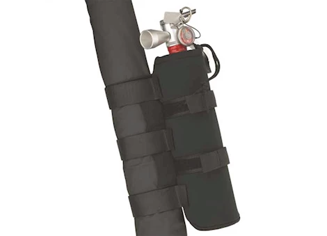 Smittybilt Roll bar mount - 2.5 lb. fire extinguisher holder - black Main Image