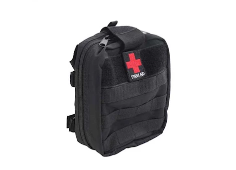 Smittybilt FIRST AID STORAGE BAG; ROLL BAR MOUNTED; BLACK; FIRST AID SUPPLIES SOLD SEPARATELY