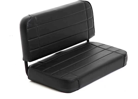 Smittybilt 55-95 cj & wrangler (yj) seat - rear - standard - vinyl black Main Image
