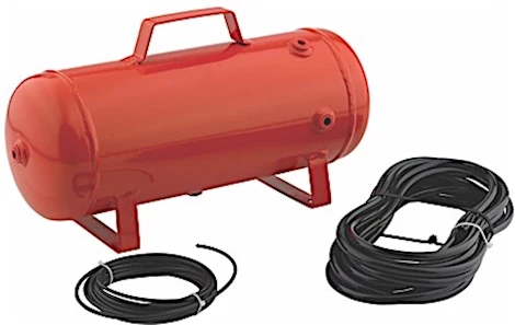 Smittybilt Xrc air tank - 2.5 gallon tank w/ fittings - red Main Image