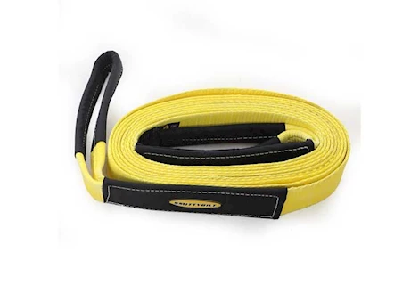 Smittybilt 2IN X 20FT TOW STRAP; YELLOW;  20,000 LB. RATING