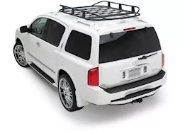 Smittybilt Rugged rack roof basket; 50in x 70in; 250 lb rating; black