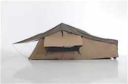 Smittybilt Overlander xl roof top tent w/sliding ladder; coyote tan; folder w/bedding; 12v socket; sleeps 3-4