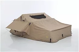 Smittybilt Overlander xl roof top tent w/sliding ladder; coyote tan; folder w/bedding; 12v socket; sleeps 3-4