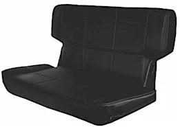 Smittybilt 86-95 cj & wrangler (yj) seat - rear - fold & tumble - vinyl black