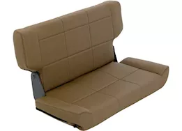 Smittybilt 97-06 wrangler (tj) seat - rear - fold & tumble - denim spice