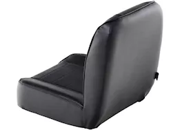 Smittybilt 55-76 cj seat - front - low back bucket - vinyl black