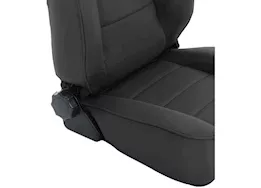 Smittybilt 76-18 cj & wrangler cj/yj/tj/lj seat - front - factory style replacement w/ recliner - denim black