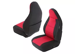 Smittybilt 97-02 tj neoprene seat cover set front/rear - red