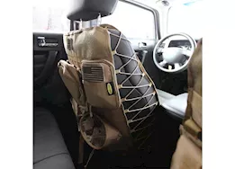 Smittybilt Gear universal truck seat cover; sold as pair; coyote tan