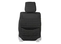 Smittybilt 18-c wrangler jl 2dr gear front neoprene seat cover; black; sold as pair