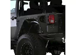 Smittybilt 07-18 wrangler jk 2 door xrc rear corner guards - black textured