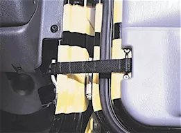 Smittybilt Adjustable door strap; sold as pair; black
