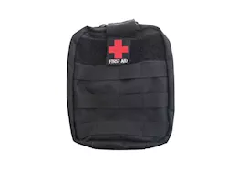 Smittybilt First aid storage bag; roll bar mounted; black; first aid supplies sold separately