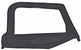 Smittybilt 97-06 wrangler (tj) soft top - door skin w/ frame - passenger side - denim black