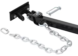 Smittybilt Jeep tow bar kit; inc 2in coupler, two universal brkts, 2 d-ring brkts and pair safety chains