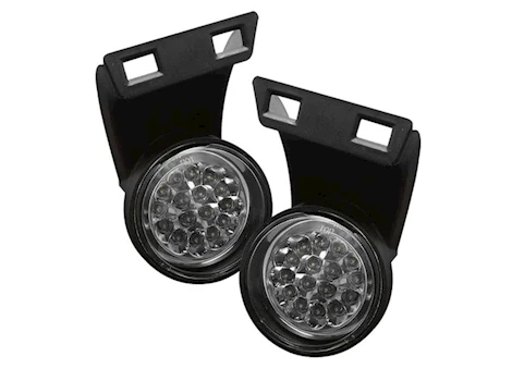 Spyder Automotive 94-01 RAMLED FOG LIGHTS W/SWITCH (DOES NOT FIT THE TURBO DIESEL)-CLEAR