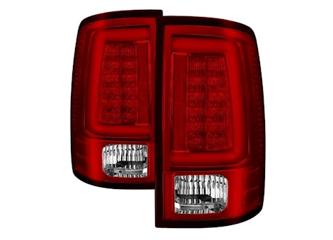 Spyder Automotive 09-16 ram 1500/10-16 ram 2500/3500 light bar led tail lights - incandescent model only  - red clear Main Image