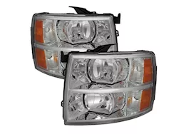Spyder Automotive 07-13 silverado 1500/07-14 2500hd/3500hd crystal headlights-chrome