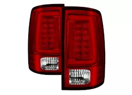 Spyder Automotive 09-16 ram 1500/10-16 ram 2500/3500 light bar led tail lights - incandescent model only  - red clear