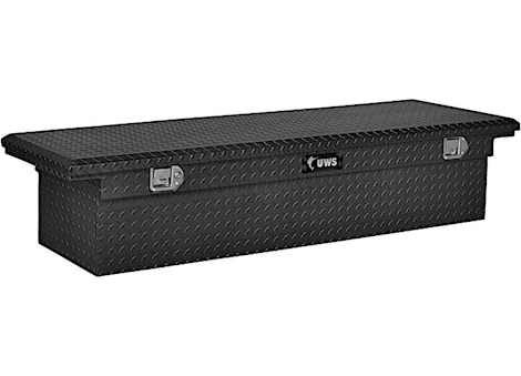 UWS/United Welding Services Matte black aluminum 69in truck tool box with low profile Main Image