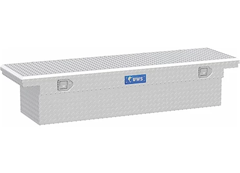UWS Low Profile Single Lid Aluminum Crossover Tool Box - 70"L x 20.25"W x 14.5"H