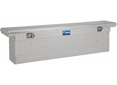 UWS Low Profile Deep Slim Line Single Lid Aluminum Crossover Tool Box - 70"L x 13"W x 18.25"H Main Image