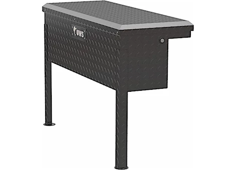 UWS/United Welding Services 36IN TRUCK SIDE TOOL BOX WITH LOW PROFILE  - GLOSS BLACK POWER COAT
