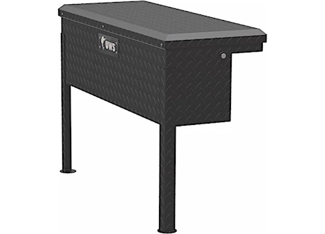 UWS/United Welding Services 36in truck side tool box with low profile  - matte black power coat Main Image