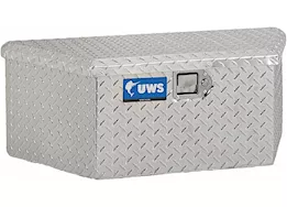 UWS Low Profile Aluminum Trailer Box - 34"L x 16"W x 13"H