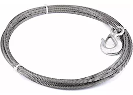 Warn (mto) s/p wire rope,1/4in x60