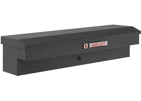 Weatherguard 56in standard profile lo-side box, aluminum, textured matte black, 4.0 cu ft Main Image
