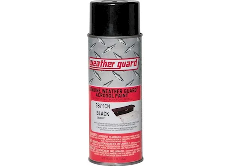 Weatherguard Black aerosol touch-up paint (12 ounce aerosol) Main Image