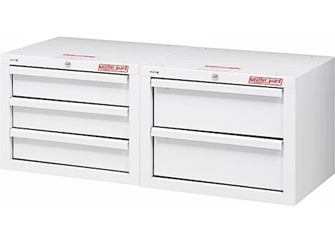 Weatherguard COMBINATION OF 902-3-01 2 DRAWER AND 903-3-01 3 DRAWER SECURE STORAGE DRAWER UNITS