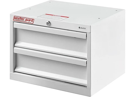 Weatherguard 2 drawer cabinet 16in x 14in x 12in Main Image