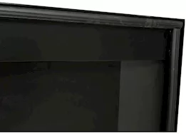 Weatherguard Saddle box, steel, full extra wide, gloss black, 15.5 cu ft