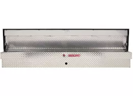 Weatherguard 87in standard profile lo-side box, aluminum, clear, 7.0 cu ft