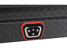 Weatherguard 56in standard profile lo-side box, aluminum, textured matte black, 4.0 cu ft