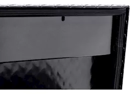 Weatherguard 56in standard profile lo-side box, aluminum, gunmetal gray, 4.0 cu ft