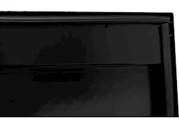 Weatherguard 56in low profile lo-side box, aluminum, gloss black, 4.0 cu ft