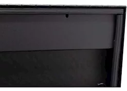Weatherguard 56in low profile lo-side box, aluminum, textured matte black, 4.0 cu ft
