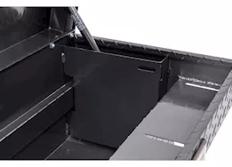 Weatherguard 41in low profile lo-side box, aluminum, gunmetal gray, 3.0 cu ft