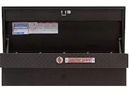 Weatherguard 41in standard profile lo-side box, aluminum, textured matte black, 3.0 cu ft