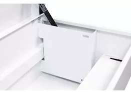 Weatherguard 41in standard profile lo-side box, steel, white, 3.0 cu ft