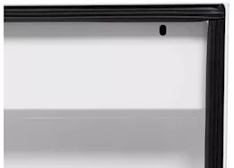 Weatherguard 41in standard profile lo-side box, steel, white, 3.0 cu ft